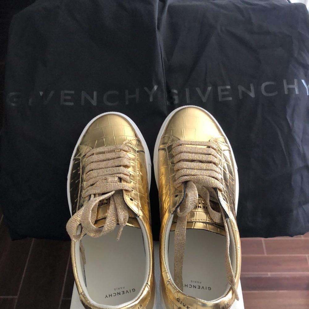 Givenchy Gold Sneakers - Picture 7 of 7